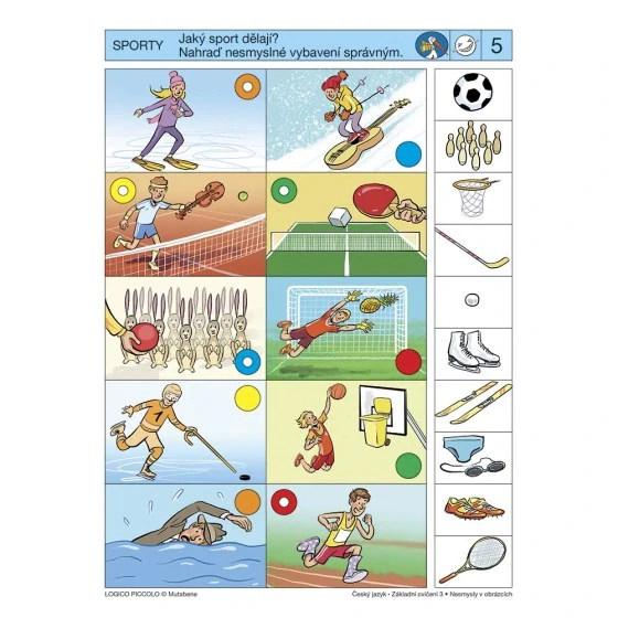 Logico Piccolo - Základní cvičení 3 - Nesmysly v obrázcích