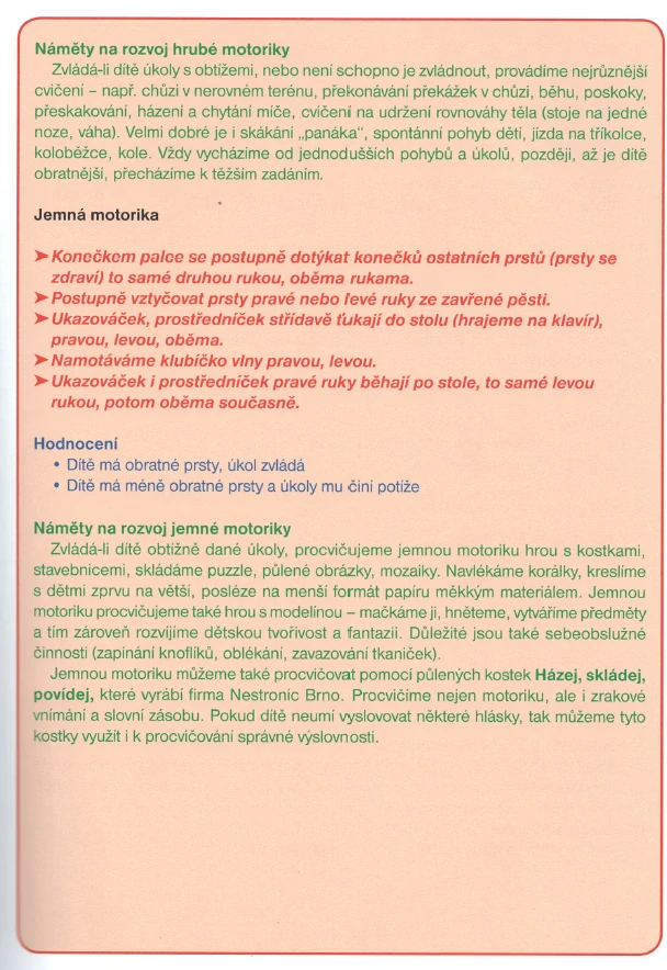 Diagnostika předškoláka