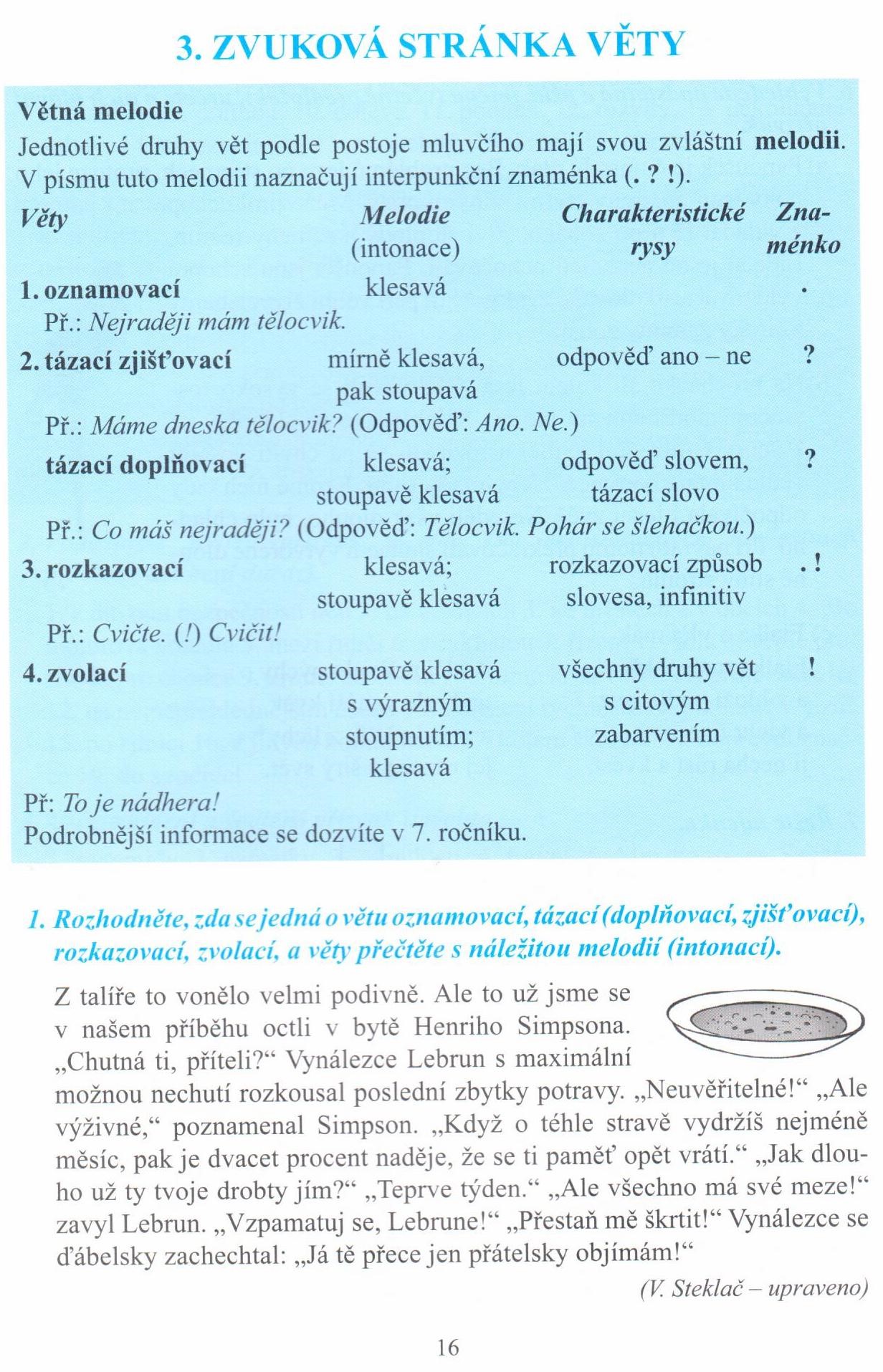 Opakujeme češtinu v 6. ročníku, 1. díl 