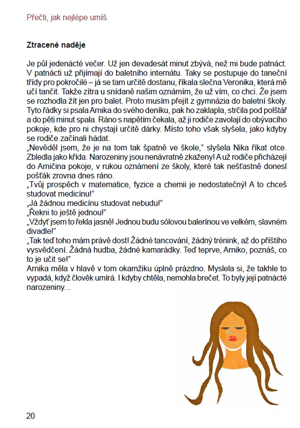 Dyslektická čítanka pro 6. - 7. ročník