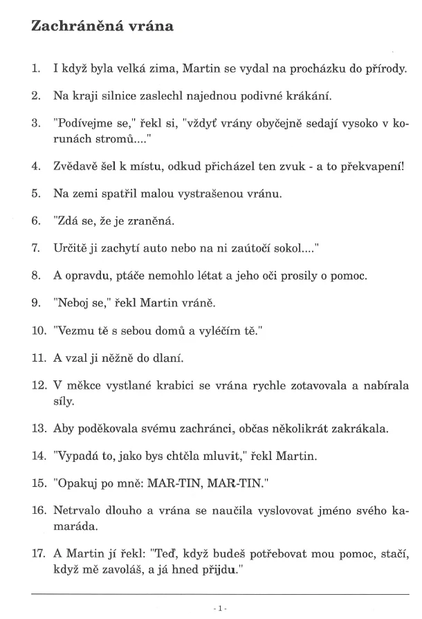 Čtení mě baví I.