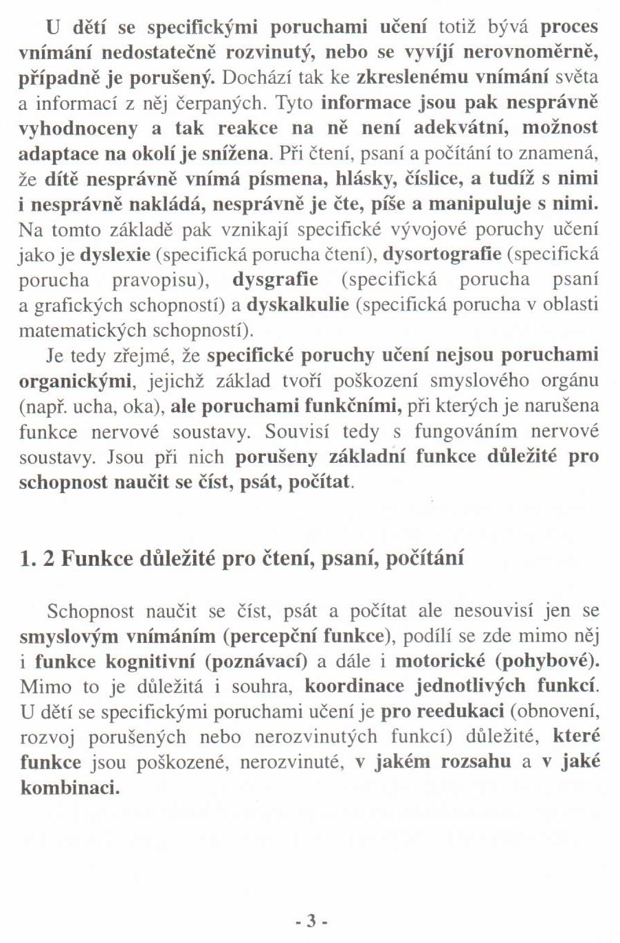 Smyslové vnímání