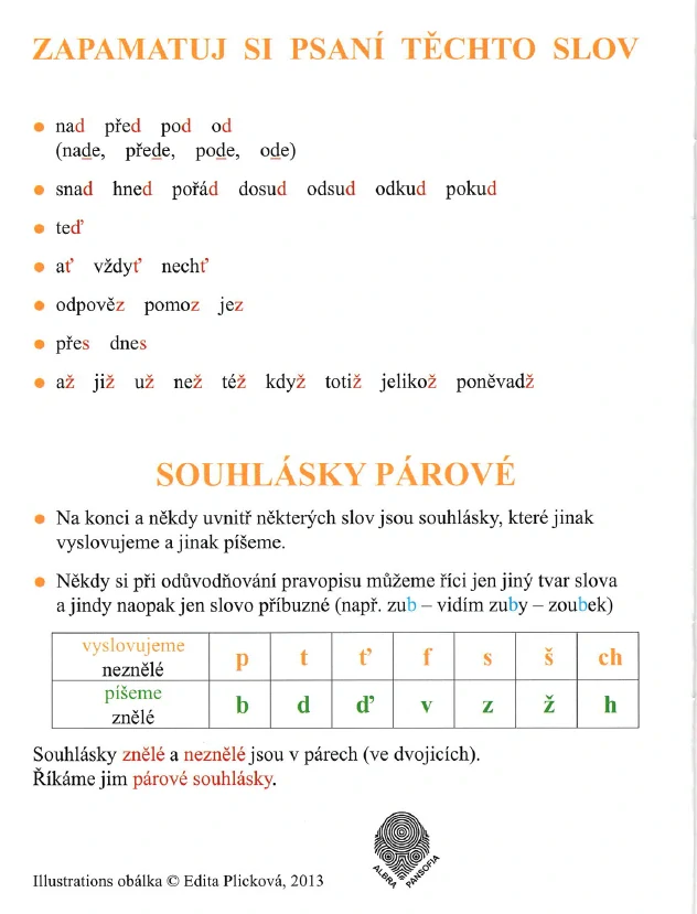 Párové souhlásky