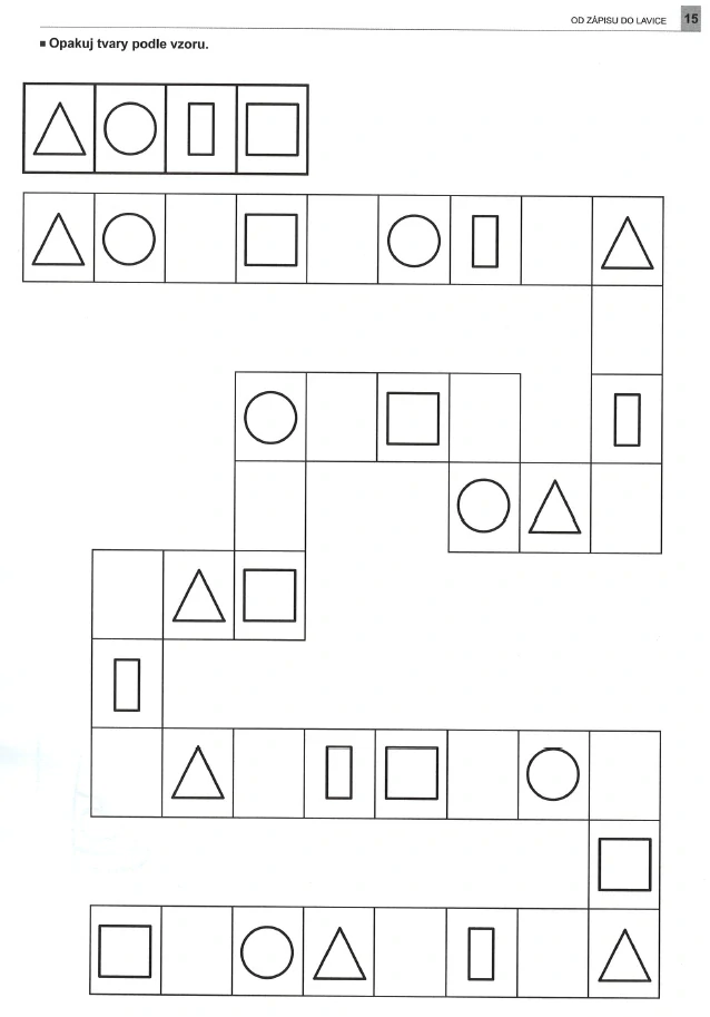 Od zápisu do lavice - Předmatematické představy