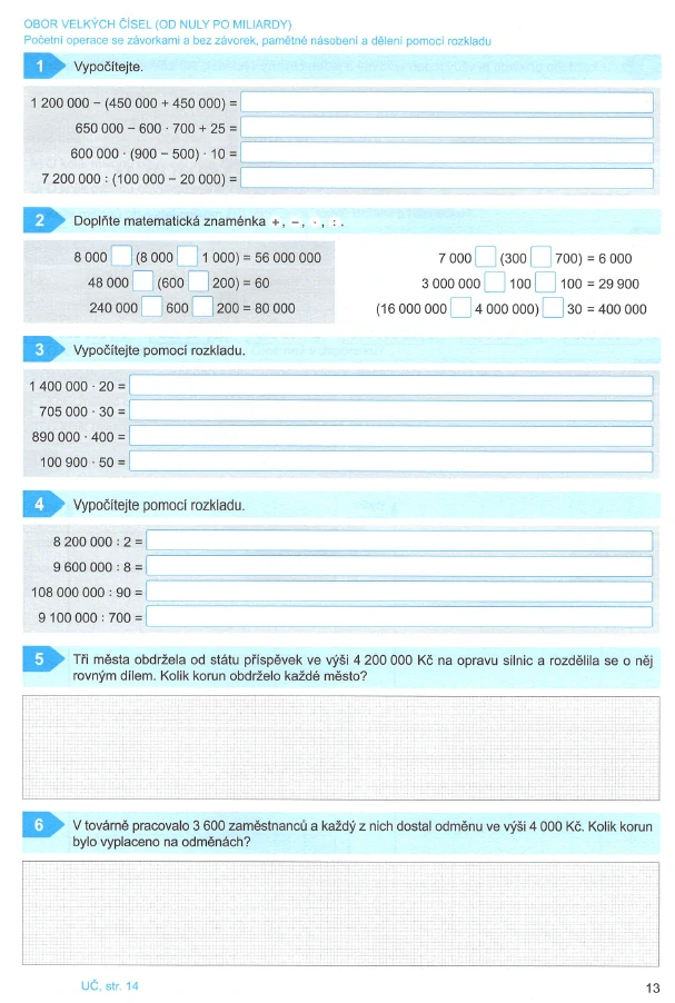 Pracovní sešit Matýskova matematika pro 5. roč. 2. díl