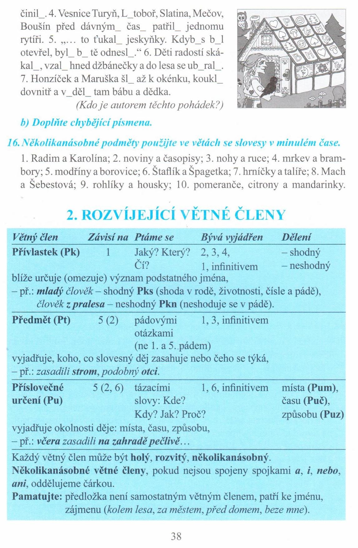 Opakujeme češtinu v 6. ročníku, 2. díl 
