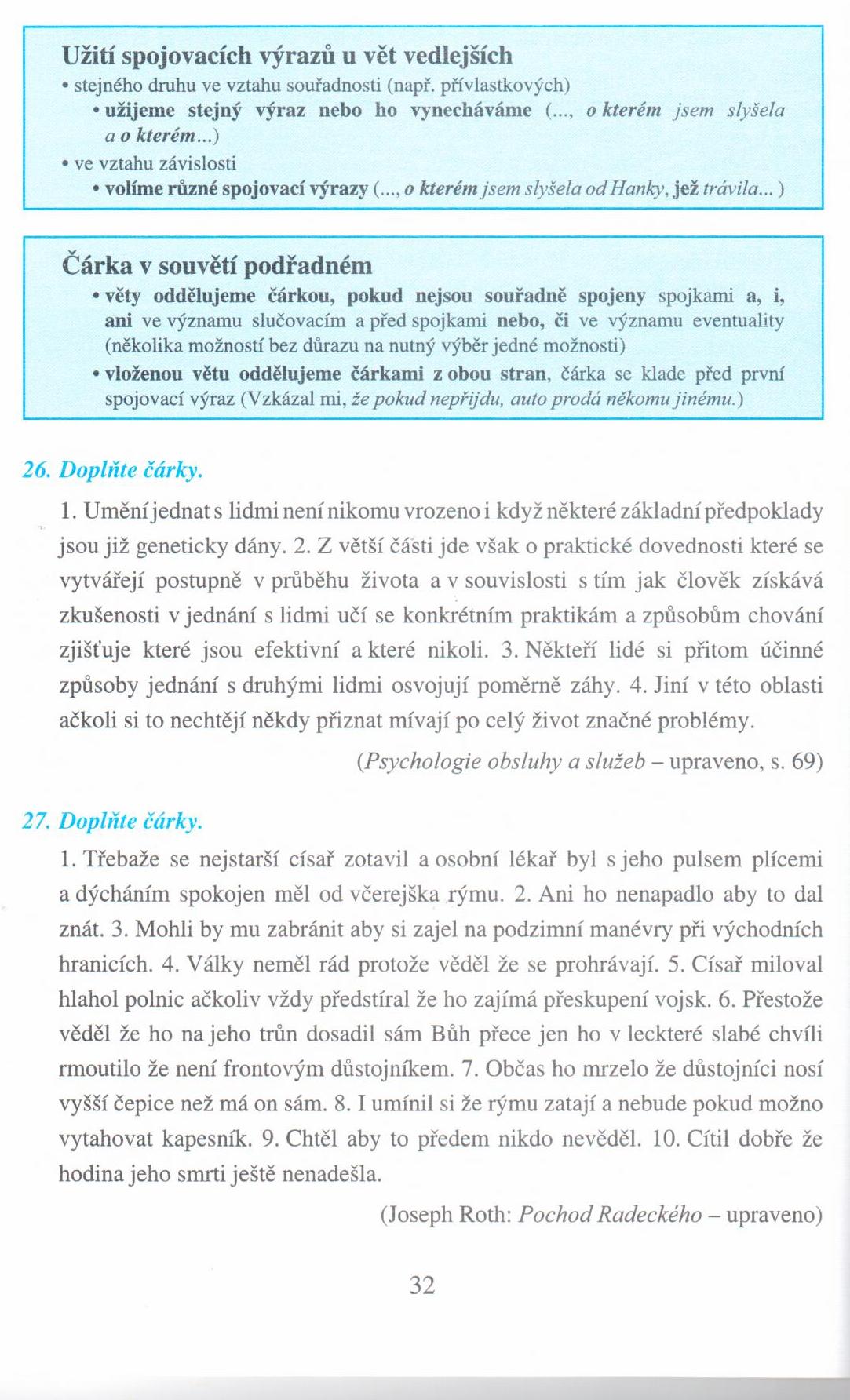 Opakujeme češtinu v 9. ročníku, 2. díl 