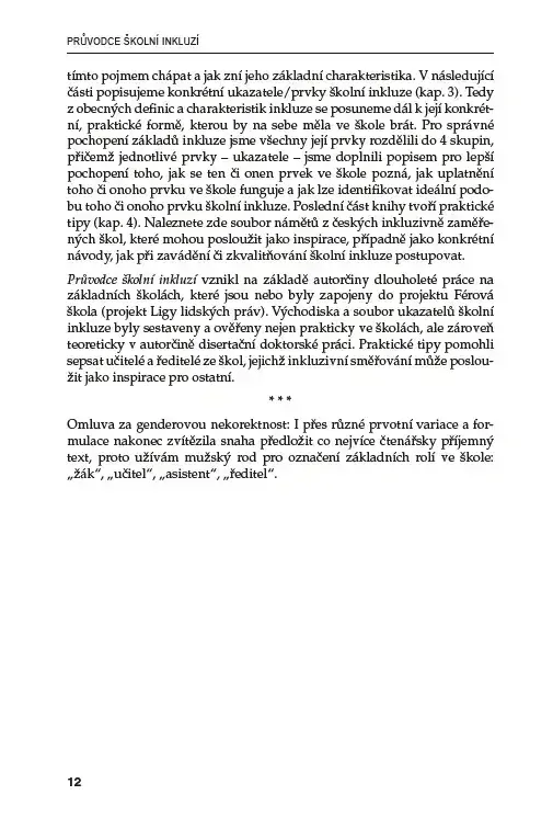 Průvodce školní inkluzí aneb Jak vypadá kvalitní základní škola současnosti?
