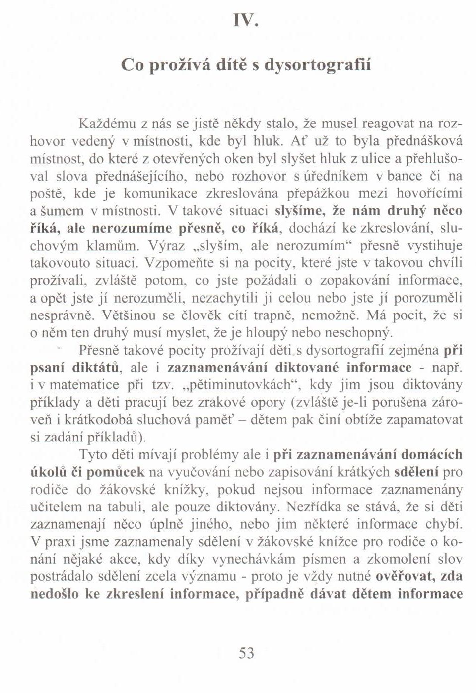 Dysortografie 