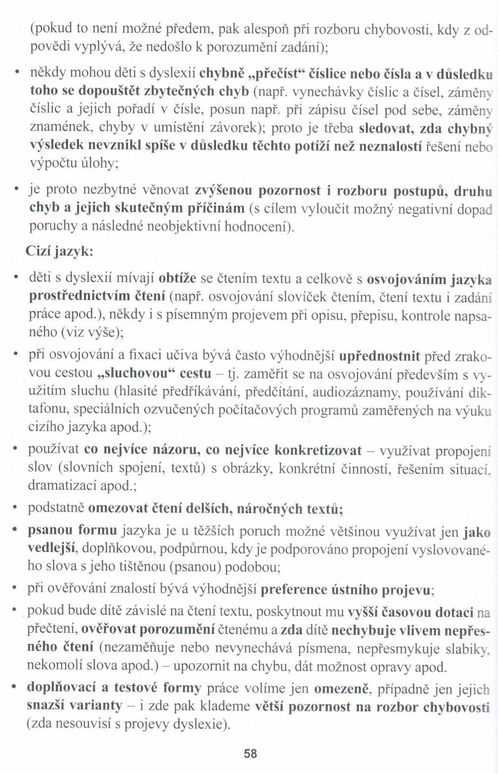 Školní hodnocení a žáci se specifickými poruchami učení a chování