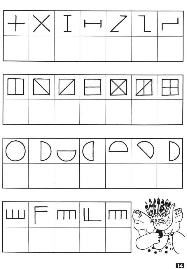 Kreslení před psaním 