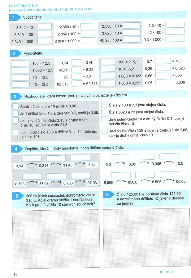Pracovní sešit Matýskova matematika pro 5. roč. 2. díl