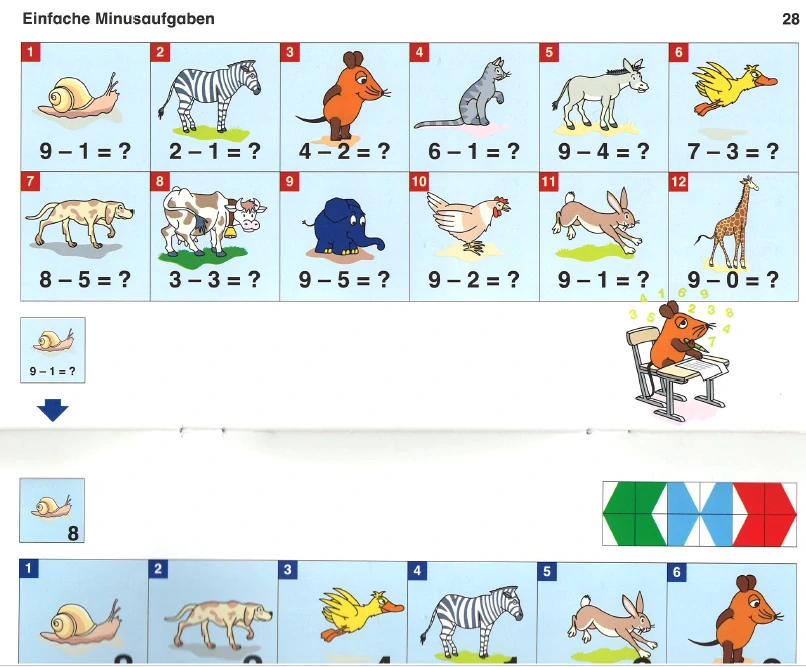 miniLÜK Rechnen lernen mit der Maus