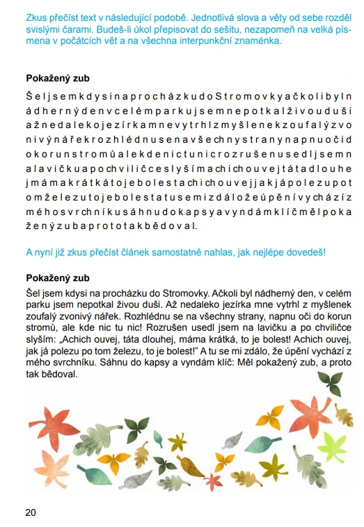 Dyslektická čítanka pro 4. - 5. ročník