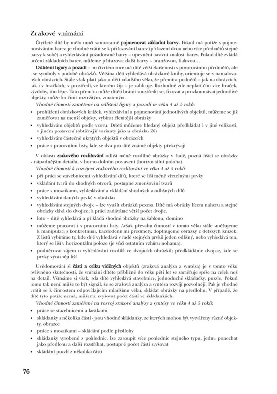 Diagnostika dítěte předškolního věku 
