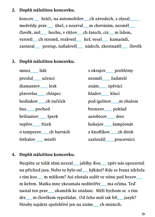 Pravopisné křižovatky Přídavná jména