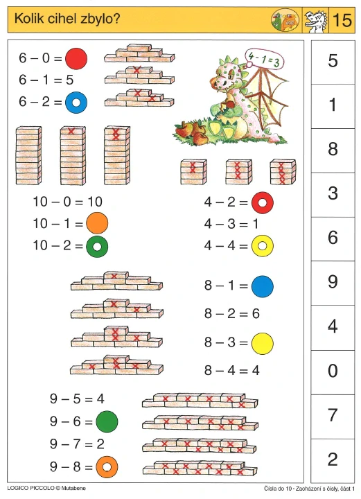 Logico Piccolo - Čísla do 10 - Zacházení s čísly, část 1