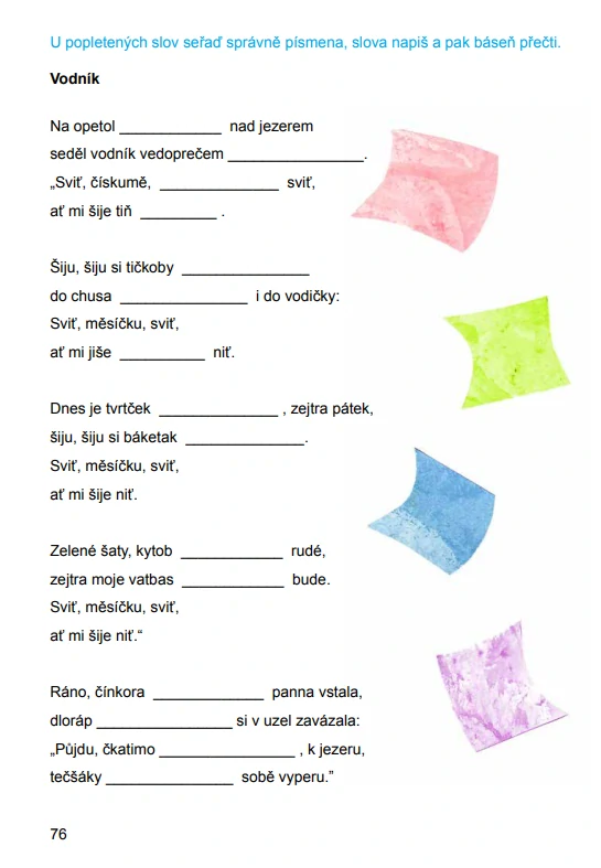 Dyslektická čítanka pro 4. - 5. ročník