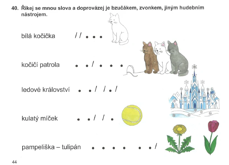 Pavučinka - Sluchové vnímání pro předškoláky